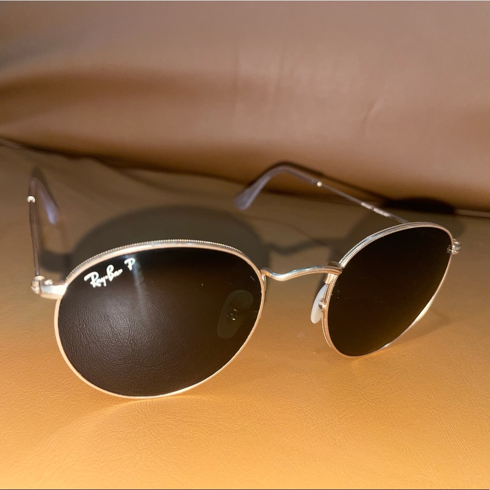 Real Ray Bans - you can see engraving in picture